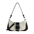thumbnail image 1 of Bolso de mano de moda para mujeres Methold negro tipo bandolera PU, 1 of 6