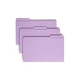 thumbnail image 2 of Smead® Color File Folders, With Reinforced Tabs, Legal Size, 1/3 Cut, Lavender, Box Of 100, 2 of 9