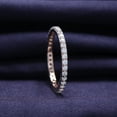 thumbnail image 5 of AFFY White Cubic Zirconia Eternity Ring in 14k Rose Gold over Sterling Silver-12, 5 of 6