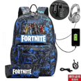 thumbnail image 2 of Fortnite Game Backpack Student Bag Usb Charging 3d Fortnite Backpack Travel Backpack Girls Boys Laptop Dayback, 2 of 2