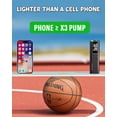 thumbnail image 6 of GIMFOOM Electric Ball Pump with Gauge, 4X Faster Cordless Basketball Pump, Portable Air Pump with Needle, 18 PSI  Automatic Ball Pump for All Balls, 6 of 8