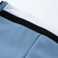 thumbnail image 6 of Chiccall Mens Cotton Fleece Sweatshirts Plus Size Crew Neck Raglan Long Sleeve Sweat Shirts Casual Comfy Athletic Colorblock Sweatshirts, 6 of 7