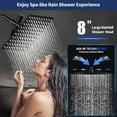 FAMKIT Dual Shower Head Combo, Rainfall Shower Head with Handheld Spray