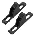 thumbnail image 4 of Unique Bargains 55mmx9mmx19mm Zinc Alloy Sliding Door Window Lock Keeper Black 2pcs, 4 of 4