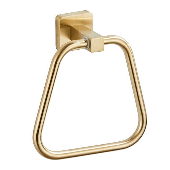 Matte Black Towel Ring for Bathroom, Kitchen Bath Towel Holder Hangers Wall Mount Heavy Duty Stainless Steel