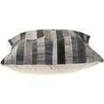 thumbnail image 5 of Ox Bay Whitley Gray/Charcoal Geometric Faux Hide Adult Decorative Throw Pillow Cover, 5 of 5