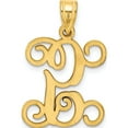 thumbnail image 3 of Ss/Gold Plated Sterling Silver Gold-Plated Letter G Initial Pendant Made In United States xna518gp/g, 3 of 5