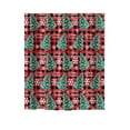 thumbnail image 4 of Birdeem Rideau de Douche de Noël, Crochets de Rideau de Douche, Flocon de Neige d'Hiver de Noël Nouveau Rideau de Douche en Polyester Imprimé pour Salle de Bain, Rideaux de Douche pour Salle de Bain, 4 of 4