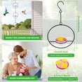 thumbnail image 6 of 3Pcs Hummingbird Feeder for Outdoors Stackable Hanging Hummingbird Feeder Creative Bird Feeder with Metal Frame Effortless to Clean for Garden Backyard Patio Tree, 6 of 7