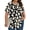 Daisy Floral, variant on Fantaslook Womens Plus Size Tops Tunic Short Sleeve Shirts Floral Blouses Loose Summer Tops