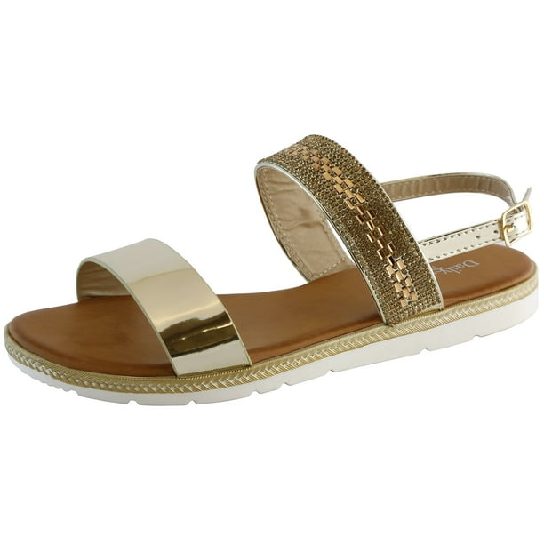 DailyShoes Dailyshoes Flat  Sandals  With Mid foot  