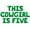 Green, variant on Letter Balloons - THIS COWGIRL IS FIVE 16" Inch Alphabet Letters Foil Mylar Balloon 5th Birthday Party Banner (Silver)
