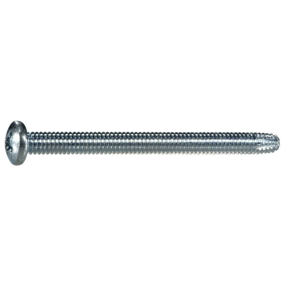 #8-32 x 2" Zinc Phillips Pan Head Type F Sheet Metal Screws (12 pcs.)