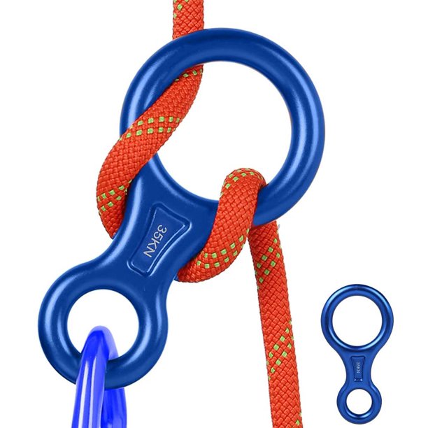 35KN Figure 8 Descender, Rescue Figure 8 Rappelling Gear Belay Device