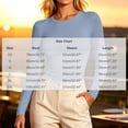 thumbnail image 3 of Zormilly Long Sleeve Shirts for Women Slim Fitted Crew Neck Basic Tees Stretch Soft Casual Underscrubs, XS-2XL, 3 of 6