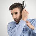 thumbnail image 4 of relayinert Knotted Comb Wide Tooth Anti-Static Curly Hairdressing Brush Plastic Extension Comb, Black, 4 of 5