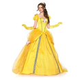 thumbnail image 1 of Beauty And The Beast Belle Robe de Nuit Princesse Costume Femme Cosplay avec Gants, 1 of 3