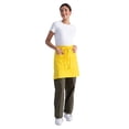 thumbnail image 5 of Delantal Chef Works, unisex, medio bistró, color limón, talla única, 5 of 5