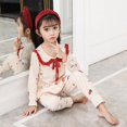 thumbnail image 1 of Pijamas de algodón para niños y niñas, ropa de dormir de Navidad, conjuntos de ropa de dormir, ropa de dormir para el hogar, 1 of 4