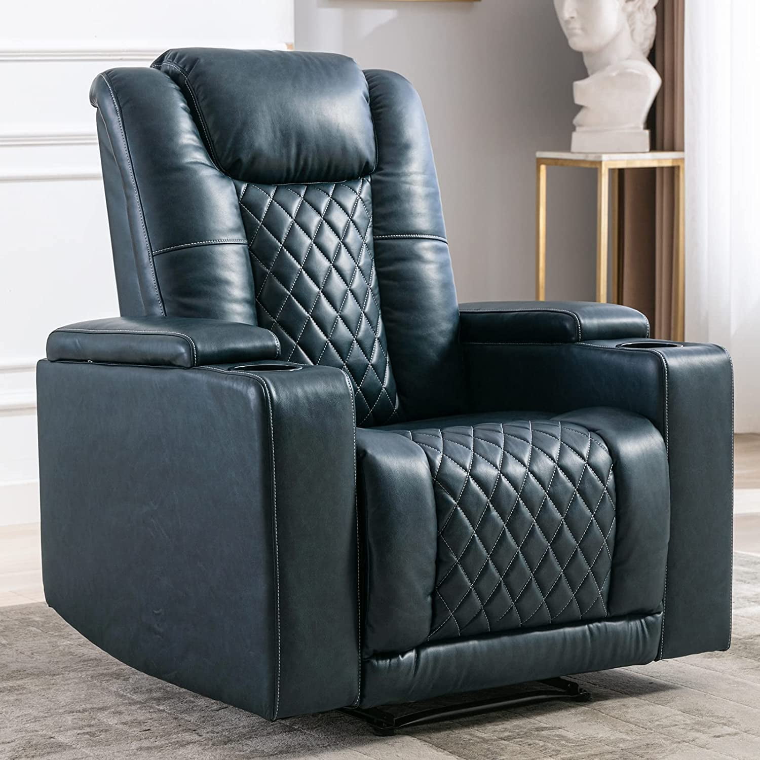 Bonzy Home Power Recliner Chair Electric PU Leather Reclining for