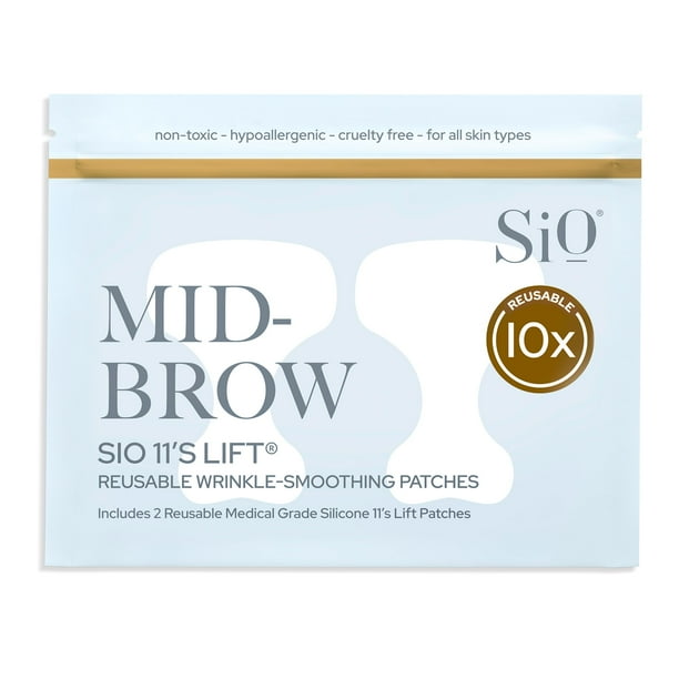 Parche antiarrugas SiO Beauty reutilizable para cejas en la mitad de la frente