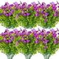 thumbnail image 6 of 2PCS Babys Breath Artificial Flowers Hydrangea Artificial Flowers Faux Cherry Blossom Table Centerpiece Mothers Day Decor Red, 6 of 9