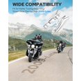 thumbnail image 5 of Benlari Deflectores de aire de marco medio cromado Deflector de escudos térmicos 2009-2024 Compatible para Harley Davidson Touring Street Glide Road Glide Electra Glide Road King Ultra Limited Tri Gli, 5 of 5