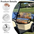 thumbnail image 6 of Binienty Floral Bee Club Car Golf Cart Seat Cover 2 Piece Stretchy Non-Slip Golf Cart Seat Cover UV Protection Universal Golfcart Accessories for Seats, 6 of 8
