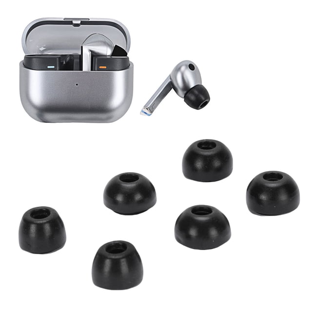Memory Foam Ear Tips for Buds3 Pro, Replacement Earbud S, M, L, Noise Isolating Slow Rebound Foam Tips, Sweatproof Fit Charging Case 3 Pairs