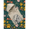 thumbnail image 3 of Corgi Pup W Santa Hat Hoodie Men -Image by Shutterstock, Male 3X-Large, 3 of 4