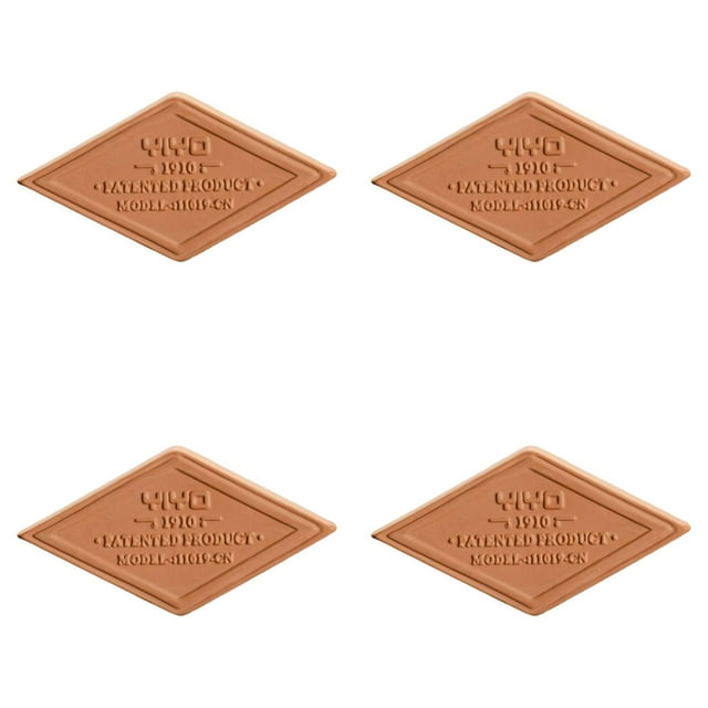 Brown Sugar Saver & Keeper - Food Safe Brown Sugar Softener Container with Terracotta Disc - Reusable Moisture Preserver for Food Storage Containers (4-Pack)