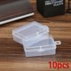 thumbnail image 1 of 10Pcs/set Plastic Storage Boxes Cosmetics Jewelry Bead Screw Organizer Case Transparent Sundries Container Storage Box, 1 of 8