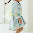 thumbnail image 4 of Piomll Outfit Sets For Girls Trendy Stylish Print Kimono Long Sleeve Casual Kids Clothes, 4 of 8