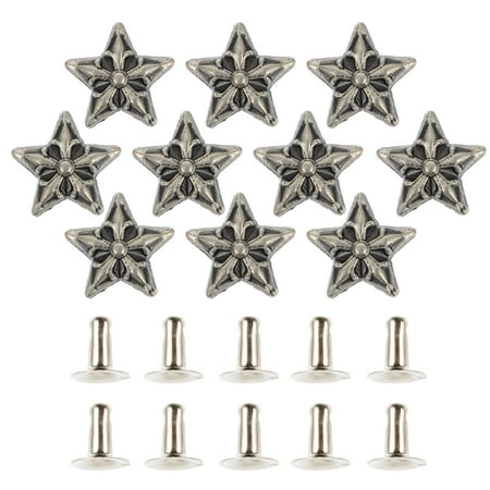 

10 Pcs Creative Zinc Alloy Decorative Rivets DIY Homemade Product Accessories (Silver)