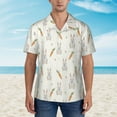 thumbnail image 4 of Goofa Retro Rabbit Hawaiian Shirt for Men, Unisex Summer Beach Casual Short Sleeve Button Down Shirts,Aloha Tropical Floral print shirt-X-Large, 4 of 9