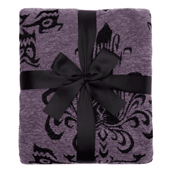 Disney Parks The Haunted Mansion Wallpaper Throw Blanket New With Tag