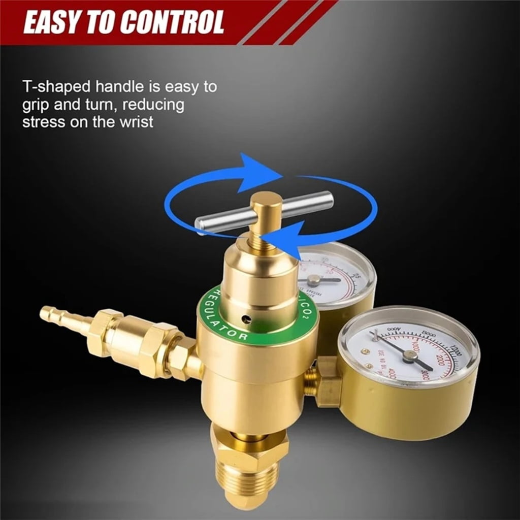 CEORPER CGA580 Inlets Argon Carbon Dioxide Adjustable Pressure Regulator For Welding