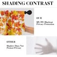 thumbnail image 4 of Fall Leaves Kitchen Window Curtains Valance and Tier Set 36 Inch, Autumn Orange Maple Leaf 3 Piece Window Treatment Tiers for Living Room Bedroom Kitchen Decor Drapes, 4 of 5
