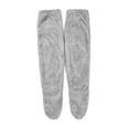 thumbnail image 3 of Thigh High Socks over Knee Boot Socks Stocking Winter Long Plush Leg Warmers Grey, 3 of 7