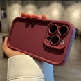 thumbnail image 3 of Luxury Solid Color Anti-Fall Phone Case with Camera Protection Compatible with Apple iPhone 15 14 13 12 11 Pro Max Plus Series, Shock Absorption Air Cushion Feature, Durable TPU Material Cover Accesso, 3 of 5
