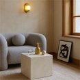 thumbnail image 2 of Pemberly Row Off White Marble Finish Concrete Indoor/Outdoor End Table, 2 of 8