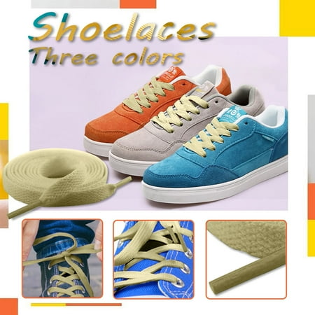 

Homchy Flat Color Shoelace 100cm Shoelace Football Shoes Training Shoes