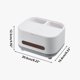 thumbnail image 5 of Tissue Box Remote Control Storage Box, Living Room Coffee Table Compartment Paper Box, Creative Home Office Decor, High Capacity Storage, Wall Mountable, Plastic Material, for Bedroom, 5 of 8