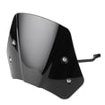 thumbnail image 2 of FLAMEEN Motorcycle Long Stents Windshield Windscreen Wind Deflector Fit For Benelli Leoncino 500,Headlight Fairing,Motorcycle Windscreen, 2 of 8
