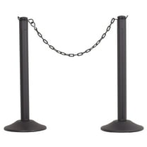 US Weight ChainBoss Indoor/Outdoor Orange Stanchion – Weighted Base – Black Chain