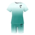 thumbnail image 4 of Men's Short Sets 2 Piece Outfits Tropical Graphic Tees and Shorts Sets Beach Vacation Outfits, 4 of 5