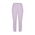 thumbnail image 6 of Wlynlyn Women Capri Pants Elastic Waist Casual Summer Ladies Pull on Capris Yoga Workout Stretch Cropped Leggings, 6 of 7