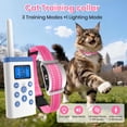 thumbnail image 2 of PetJoy Cat Shock Collar with Remote,2 in 1 Cat Training Collar with 4 Modes,Auto Anti Meow Collar,Mild and Helpful,Pink,Christmas Birthday Gifts, 2 of 7