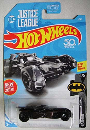 Hot Wheels 2018 50th Anniversary Batman DC Justice League Batmobile 211/365 BLK for sale online