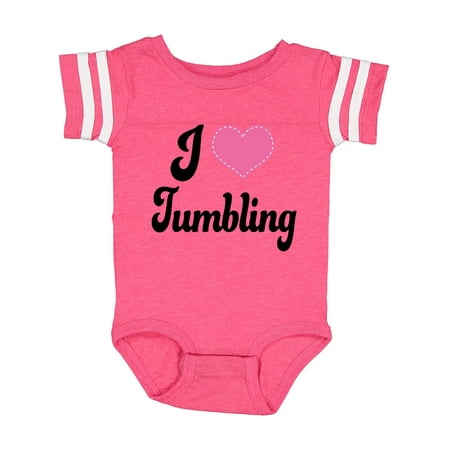 

Inktastic I Love Tumbling Gift Baby Girl Bodysuit